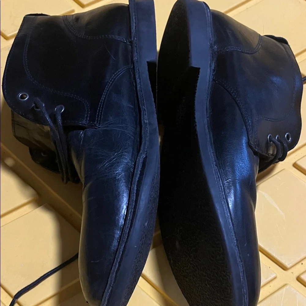Crown Vintage Men's Black Chukka Boots